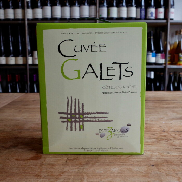 <b>Les Vignerons d’Estezargues</b>|cuvée des galets bib 3 liter|wit
