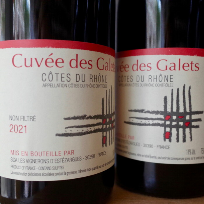 <b>Les Vignerons d’Estezargues</b>|cuvée des galets|rood
